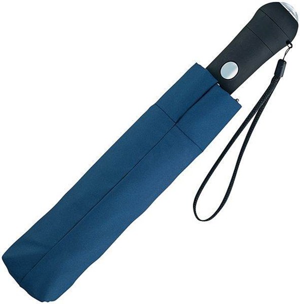Obrázky: Automatický deštník s LED svítilnou - modrý, Obrázek 2