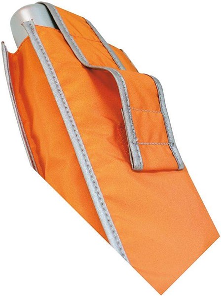 Obrázky: Čtyřdílný skládací mini deštník v obalu - oranžový, Obrázek 3