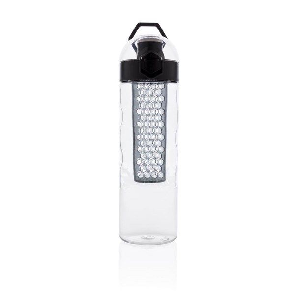Obrázky: Černá láhev s infuserem, 700 ml, Obrázek 2