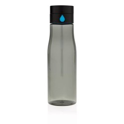 Obrázky: Láhev sledující pitný režim, černá, 600 ml