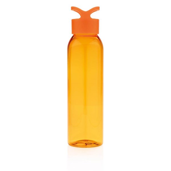 Obrázky: Oranžová transparentní láhev na vodu, 650 ml, Obrázek 2