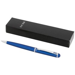 Obrázky: Modré kuličkové pero v matné úpravě LUXE, ČN
