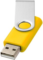 Obrázky: Twister basic žluto-stříbrný USB disk 1GB