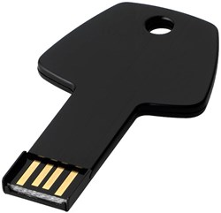 Obrázky: Hliníkový USB flash disk 2GB-černý klíč