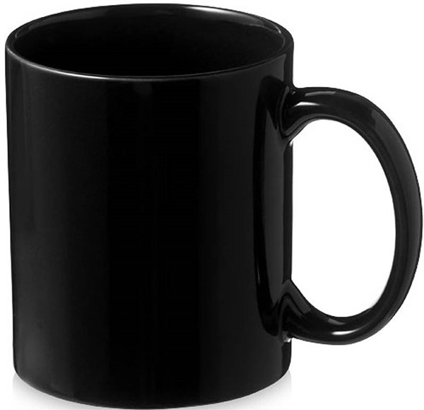 Obrázky: Keramický hrnek 330 ml v krabičce černý