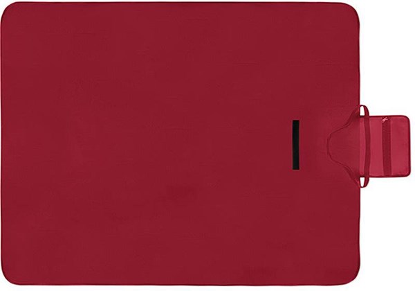 Obrázky: Červená pikniková deka s nepromokavou spodní stranou, Obrázek 3