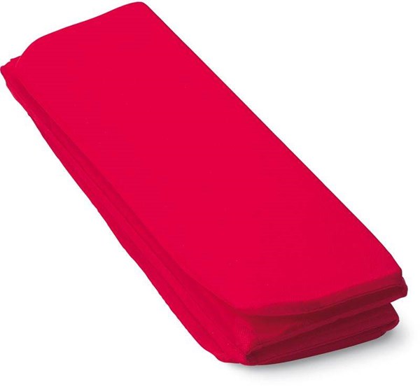 Obrázky: Skládací nylonová podložka na sezení, červená