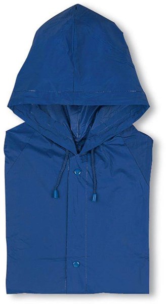 Obrázky: Modrá pláštěnka z PVC, velikost XL