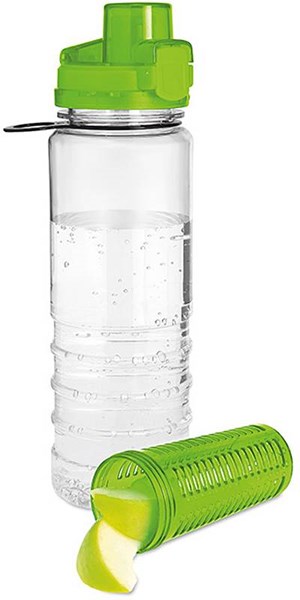 Obrázky: Limetková plastová láhev s vložkou na ovoce,700 ml, Obrázek 3