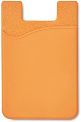 Obrázky: Oranžová silikonová kapsa na karty