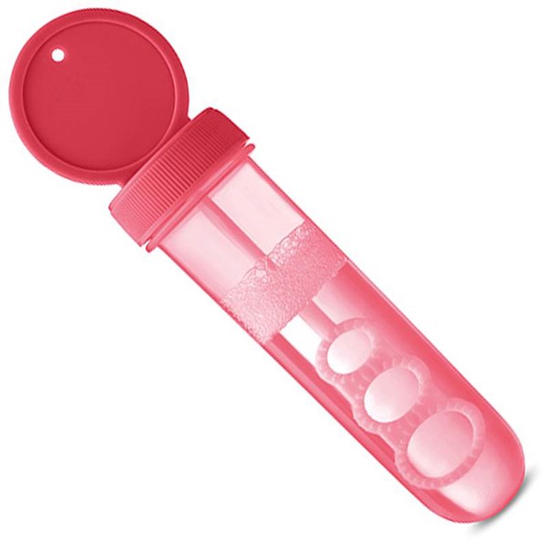 Obrázky: Bublifuk v tubě s bezpečnostním uzávěrem, červený, Obrázek 3