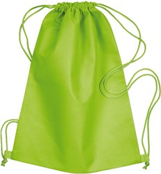 Obrázky: Jednoduchý limetkový batoh z netkané textilie