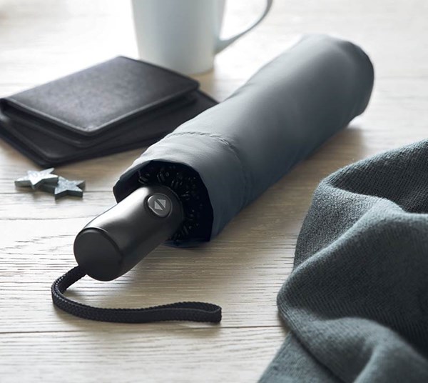 Obrázky: Šedý skládací automatický deštník 23