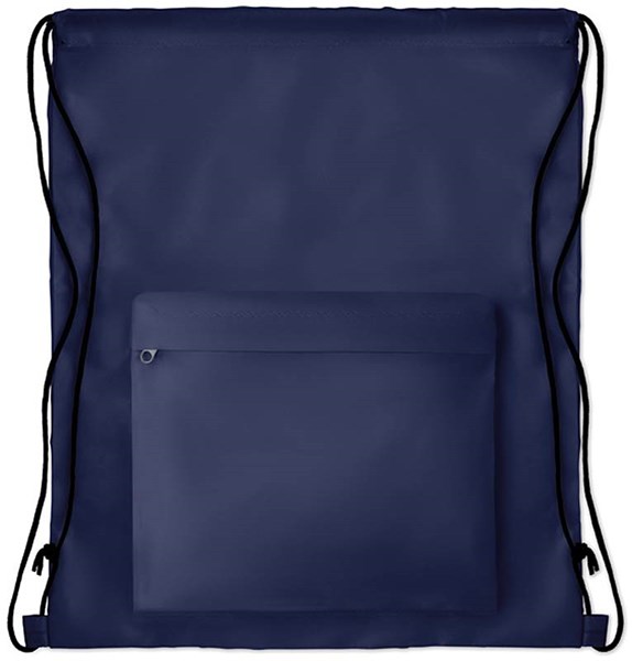 Obrázky: Velký tmavě modrý batoh a s přední kapsou na zip, Obrázek 3