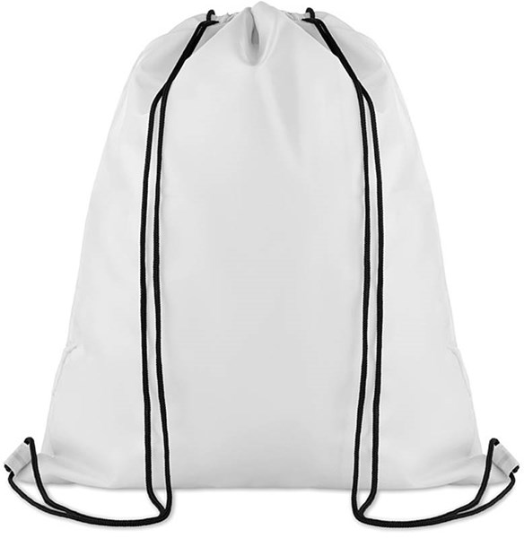 Obrázky: Velký bílý batoh a s přední kapsou na zip, Obrázek 2