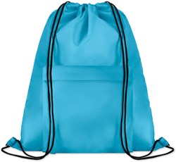 Obrázky: Velký tyrkysový batoh a s přední kapsou na zip