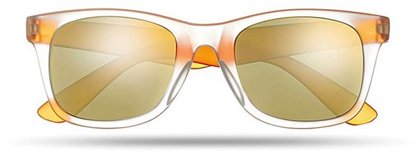 Obrázky: Sluneční brýle se zrcadlovými skly, oranžové