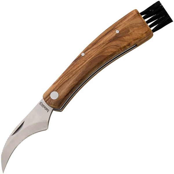 Obrázky: Houbařský nůž s dřevěnou střenkou a pouzdrem