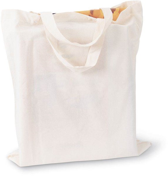 Obrázky: Nákupní taška z přírodní bavlny s krátkými uchy, Obrázek 1