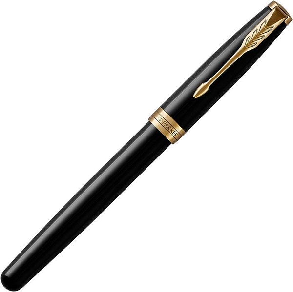 Obrázky: PARKER Sonnet Black GT, plnicí pero, roller, Obrázek 2