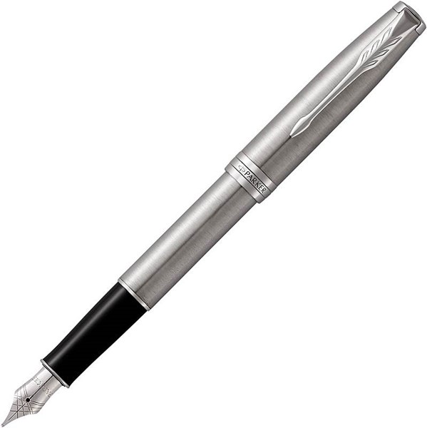 Obrázky: PARKER Sonnet Stainless Steel CT, pln.pero, hrot F