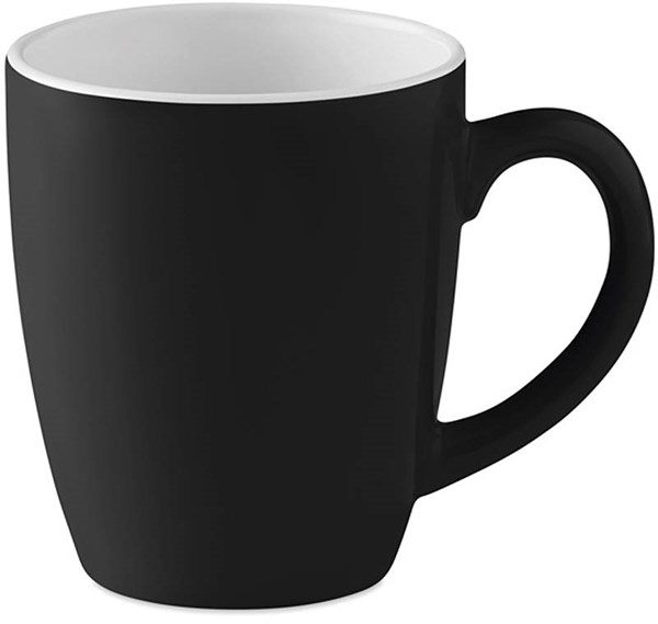 Obrázky: Černý keramický hrnek o objemu 290 ml