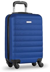 Obrázky: Modrý skořepinový kufr na kolečkách