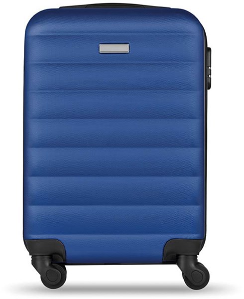 Obrázky: Modrý skořepinový kufr na kolečkách, Obrázek 6