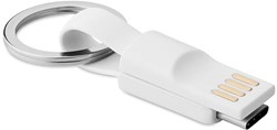 Obrázky: Bílý přívěsek - konektor USB/USB-C