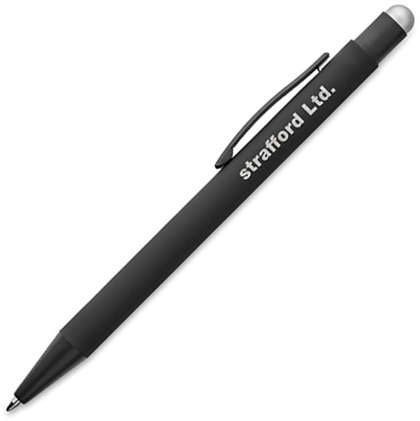Obrázky: Černé hliníkové pero se stříbrným stylusem, Obrázek 3