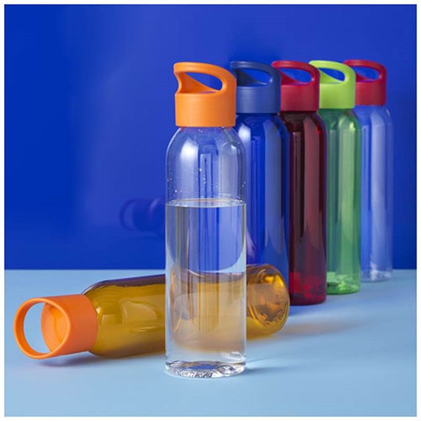 Obrázky: Transparentní láhev s černým víčkem, 650 ml, Obrázek 5