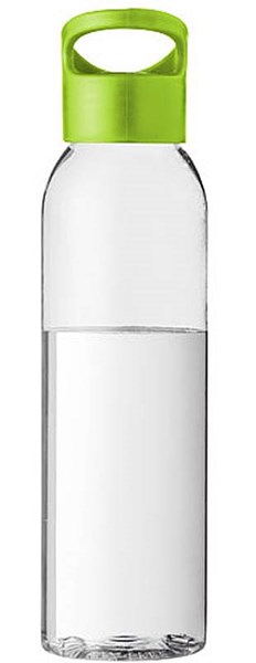 Obrázky: Transparentní láhev se zeleným víčkem, 650 ml, Obrázek 3