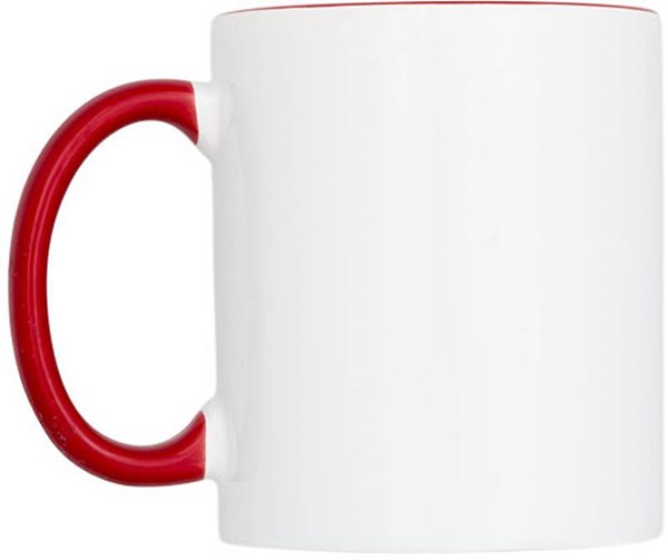 Obrázky: Červený hrnek vhodný i pro sublim. potisk, 330 ml, Obrázek 3