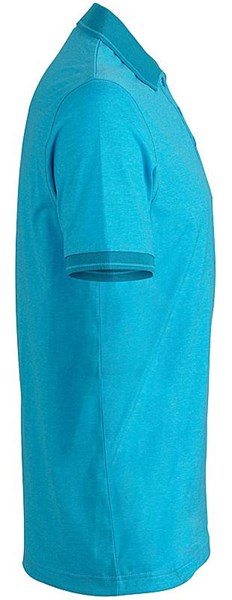 Obrázky: Tyrkysová polokošile HEATHER MELANGE 170 XXXL, Obrázek 4