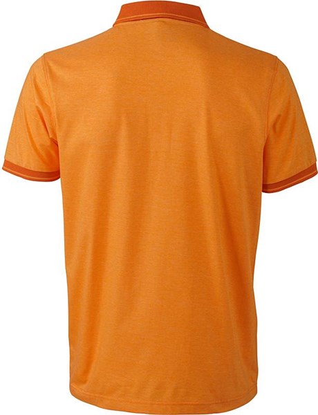Obrázky: Oranžová polokošile HEATHER MELANGE 170 L, Obrázek 2