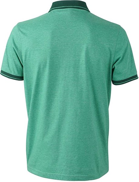 Obrázky: Zelená polokošile HEATHER MELANGE 170 XL, Obrázek 2