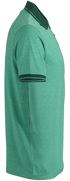 Obrázky: Zelená polokošile HEATHER MELANGE 170 XL, Obrázek 4