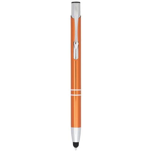 Obrázky: Oranžové kovové pero se stylusem