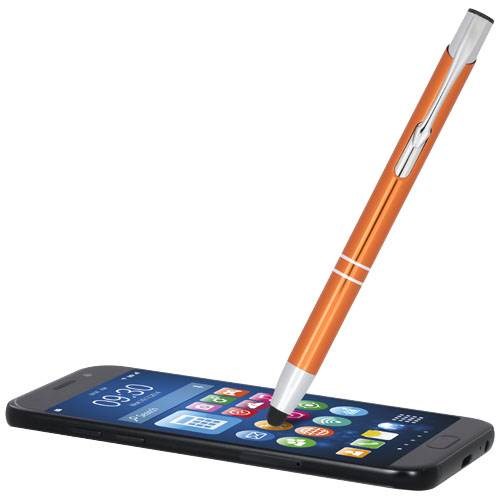 Obrázky: Oranžové kovové pero se stylusem, Obrázek 2