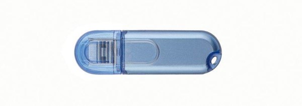 Obrázky: Infotech mini USB flash disk modrý 2GB, Obrázek 2