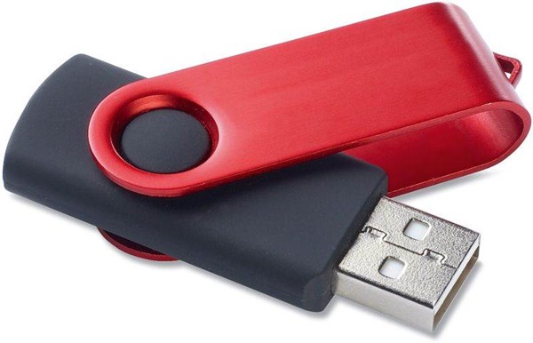 Obrázky: Twister Rotodrive červený USB flash disk 4GB