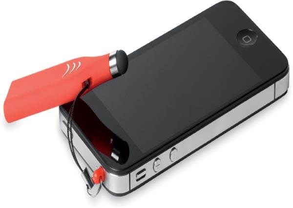 Obrázky: Touchflash červený USB flash 4GB se stylus hrotem, Obrázek 3