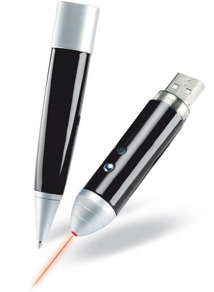 Obrázky: Datalaser černý USB flash disk,laser+kul.pero 4GB, Obrázek 4