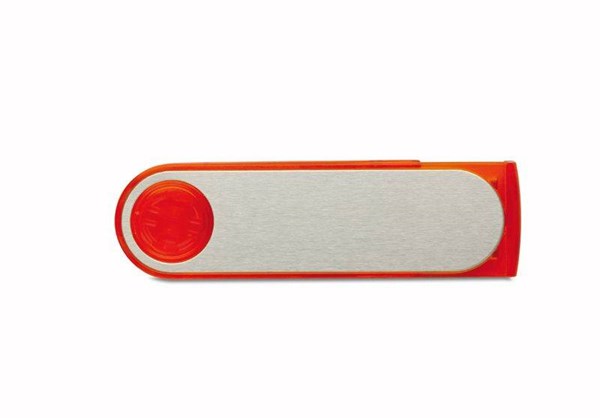 Obrázky: Rotolink oranž.-stříbr. rotační USB flash disk 4GB, Obrázek 2