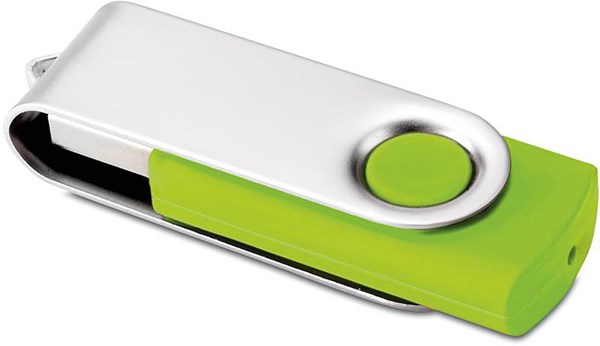 Obrázky: Twister Techmate zeleno-stříbrný USB disk 4GB, Obrázek 4