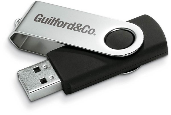 Obrázky: Twister Techmate černo-stříbrný USB disk 4GB, Obrázek 5