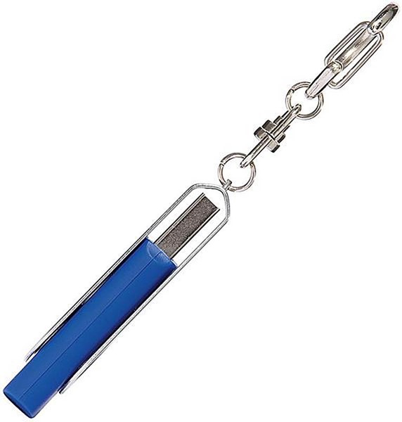 Obrázky: Twister stříbr.-stř. modrý USB flash disk,přívěsek,4GB, Obrázek 4