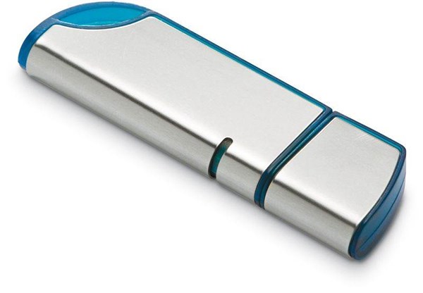 Obrázky: Netlink modrý USB flash disk - LED indikátor 4GB