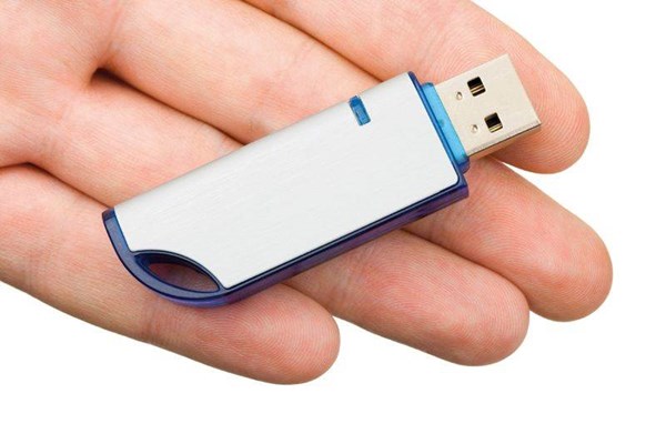 Obrázky: Netlink modrý USB flash disk - LED indikátor 4GB, Obrázek 2