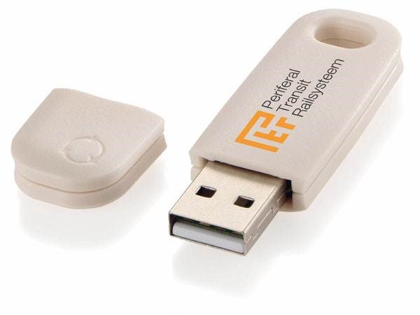 Obrázky: ECO USB flash disk 4GB z ekologického materiálu, Obrázek 2